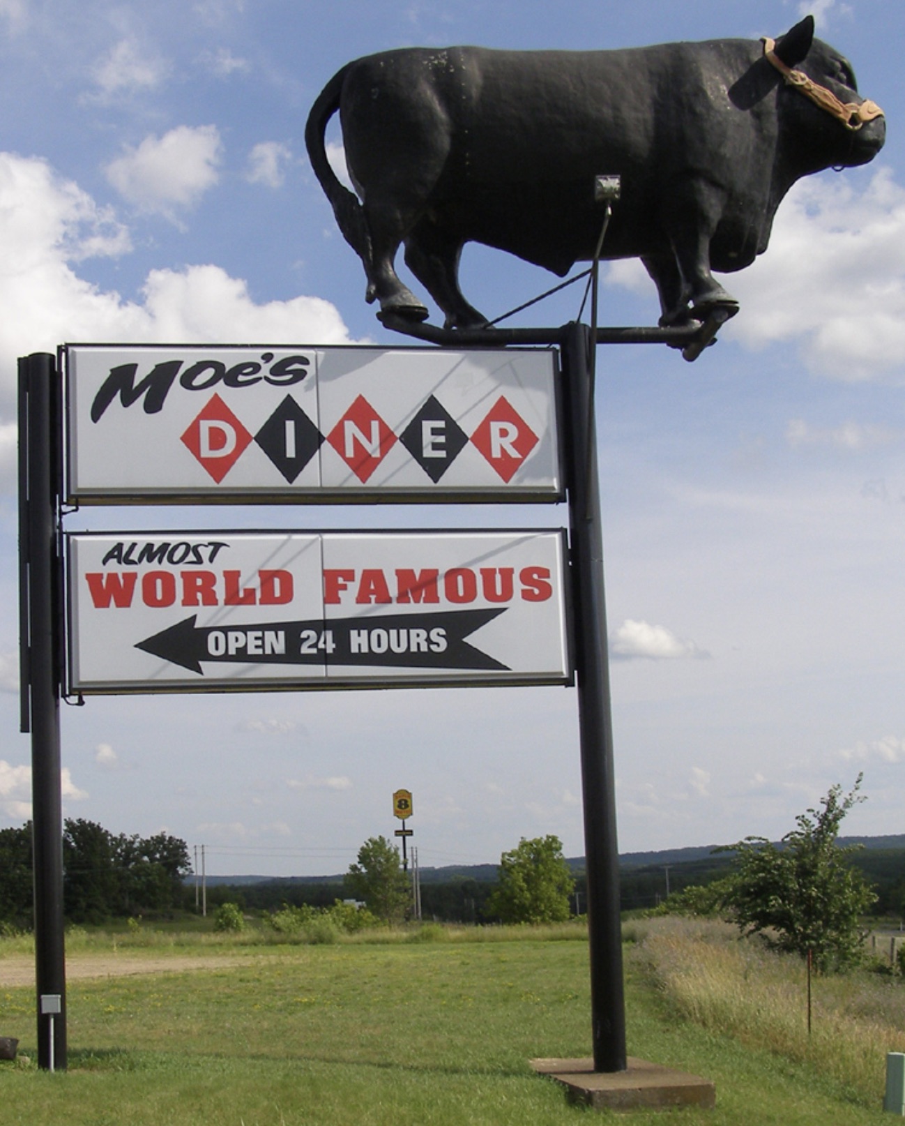 dairy cow - Moe's Diner Almost World Famous Open 24 Hours